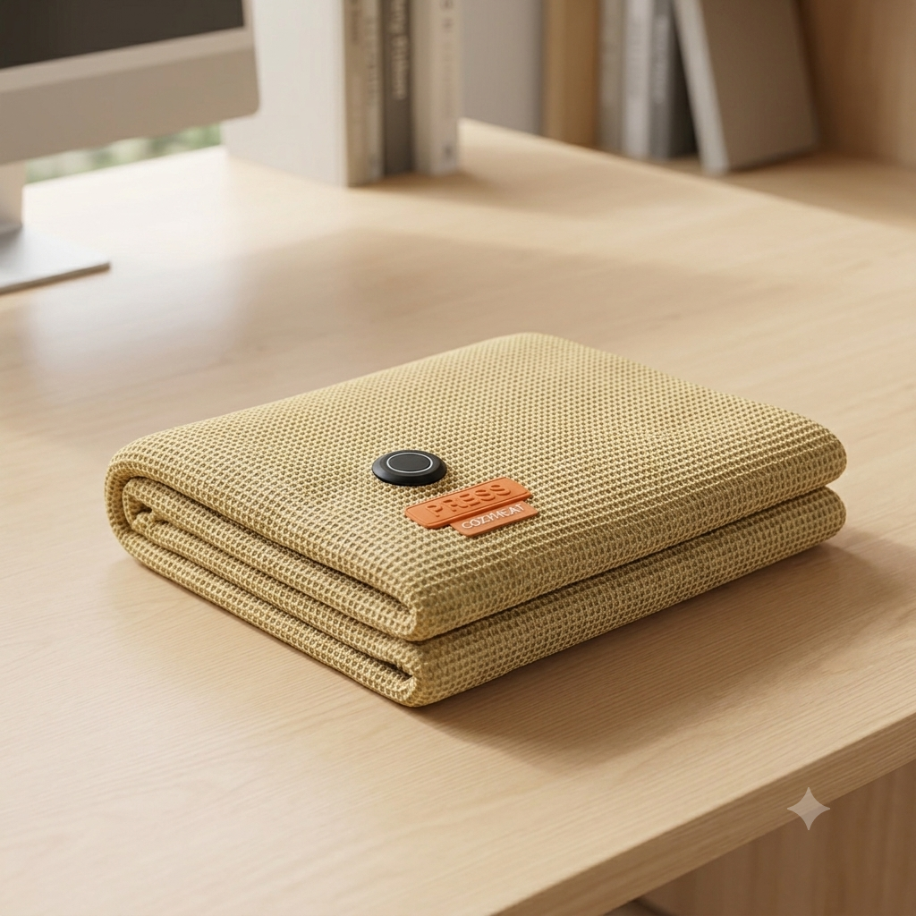 Manta Tipo Poncho Térmico Eléctrico USB