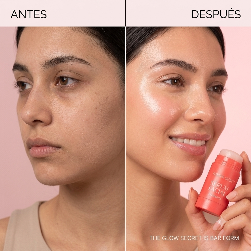 Sérum Facial En Barra Hidratante Flower Secret